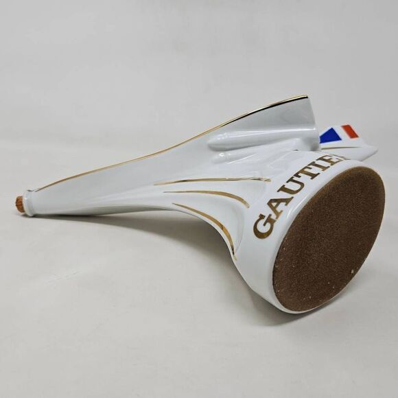 GAUTIER COGNAC WHITE AIR FRANCE CONCORD LIMOGES FRANCE PORCELAIN DECANTER READ - Picture 5 of 7